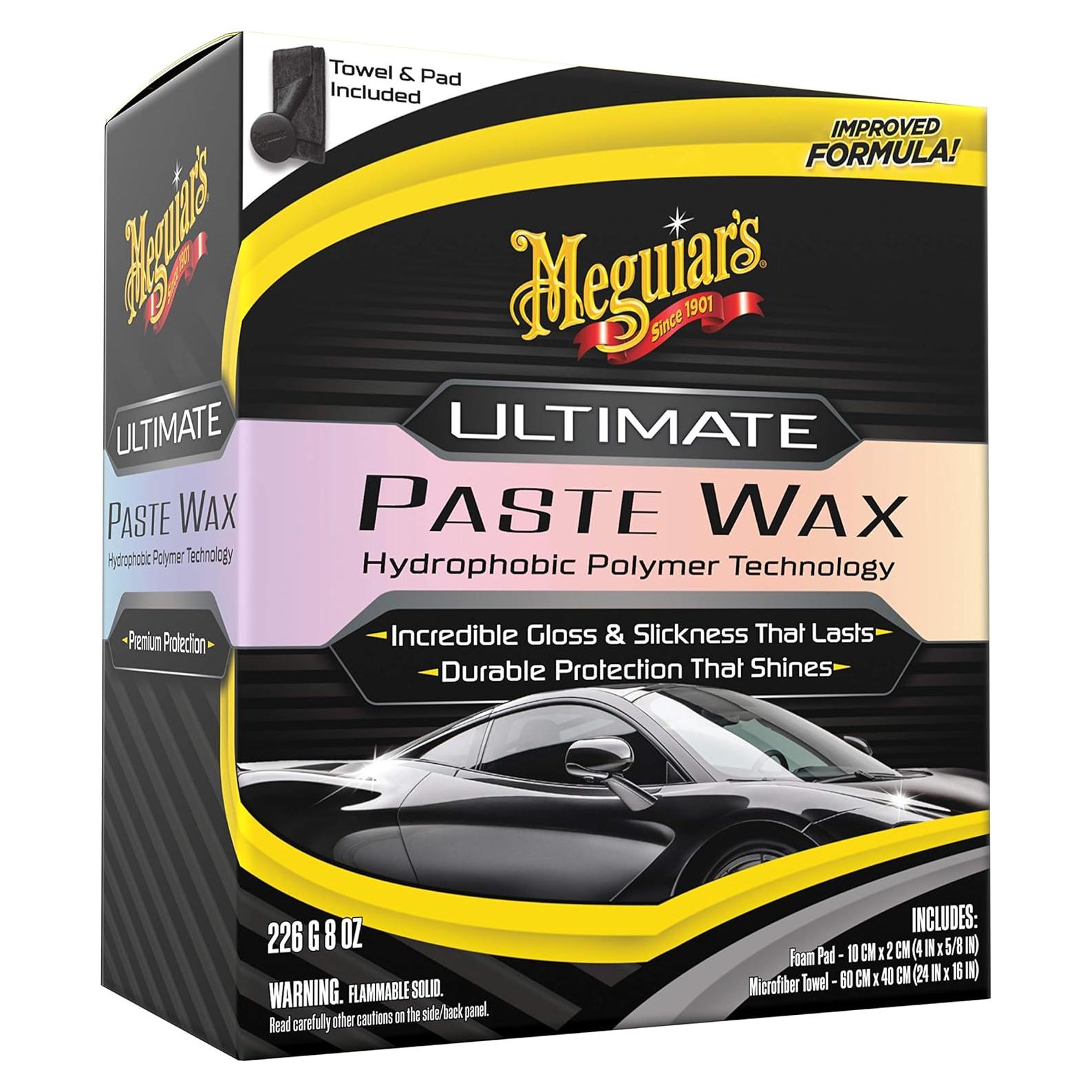 Cera Paste Ultimate Meguiar's 226.8 g - Brillo y Protección