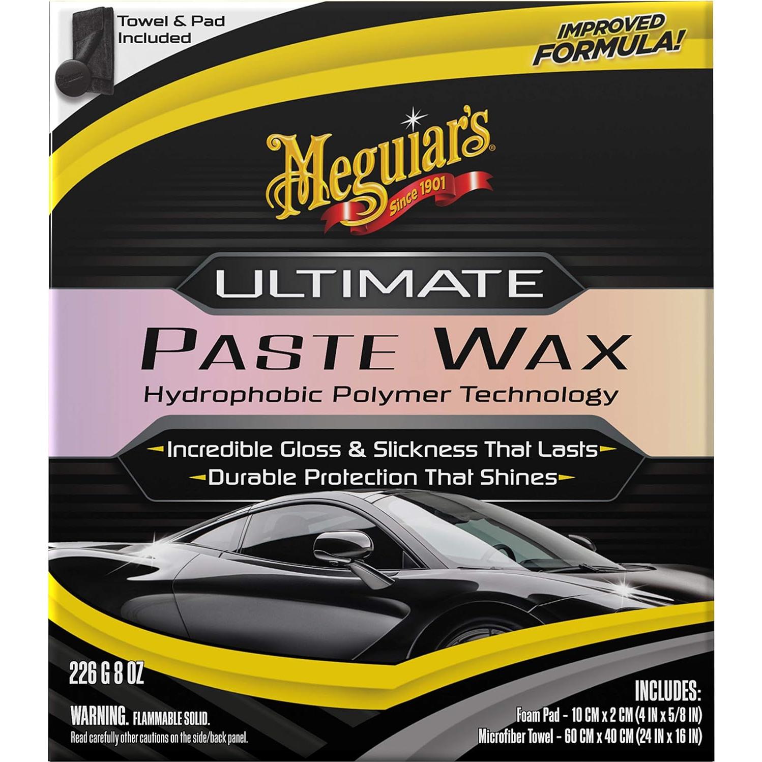 Cera Paste Ultimate Meguiar's 226.8 g - Brillo y Protección