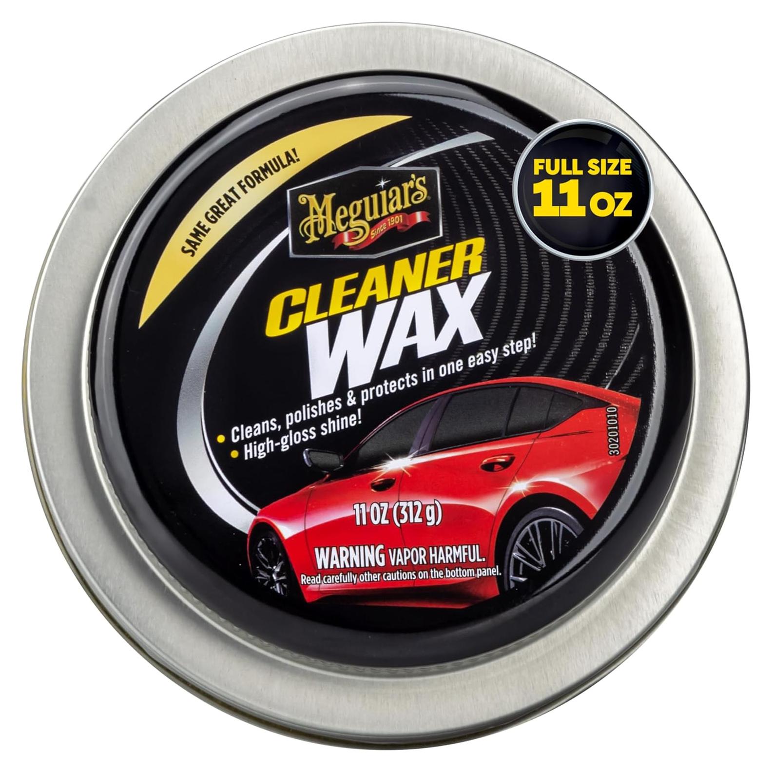 Cera Limpiadora Meguiar's A1214 - 311 g, Brillo y Protección