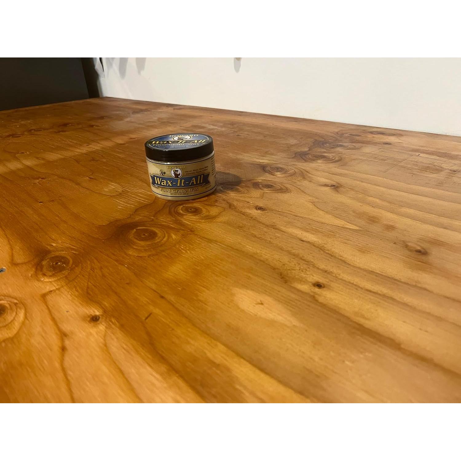 Cera Protectora de Grado Alimenticio Howard 9 oz para Madera y Más