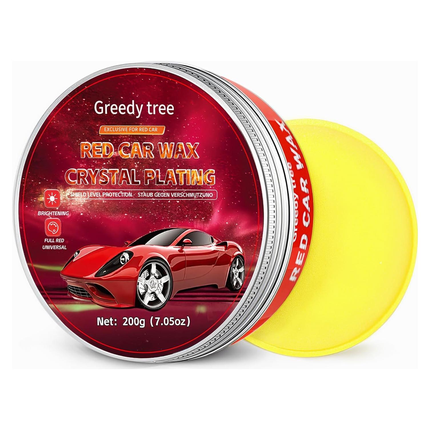 Cera para Automóviles REDCARWAX001 200g Brillo Alto y Protección UV