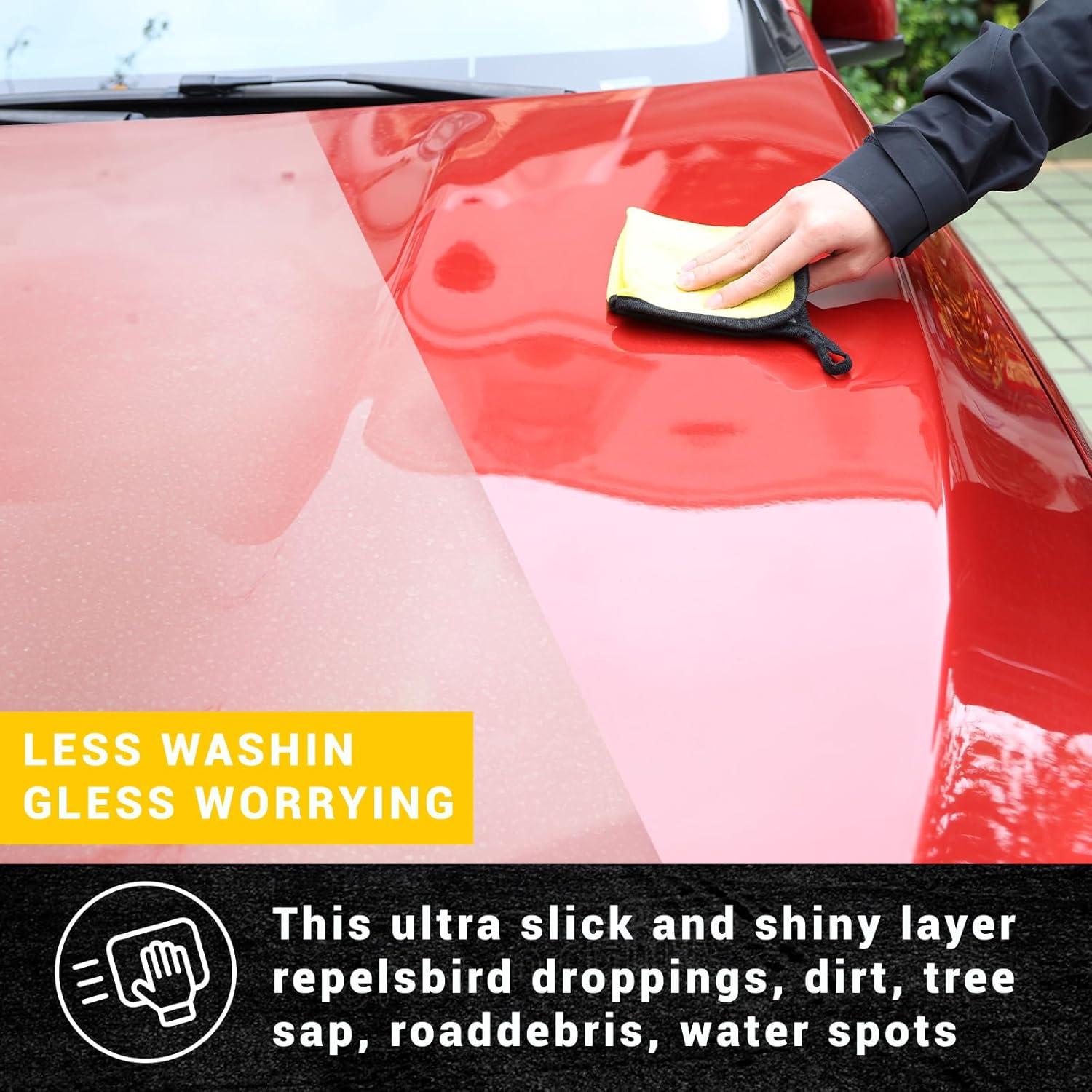 Cera para Automóviles REDCARWAX001 200g Brillo Alto y Protección UV