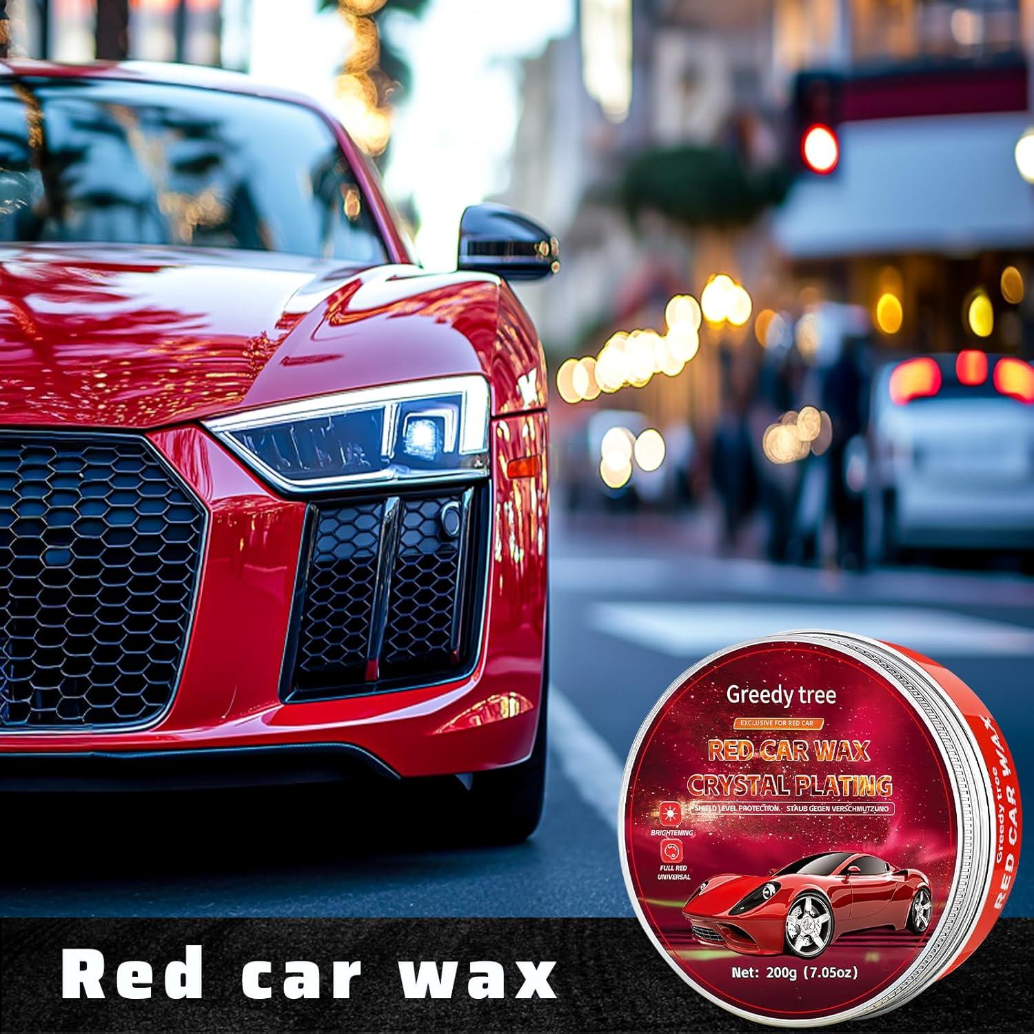 Cera para Automóviles REDCARWAX001 200g Brillo Alto y Protección UV
