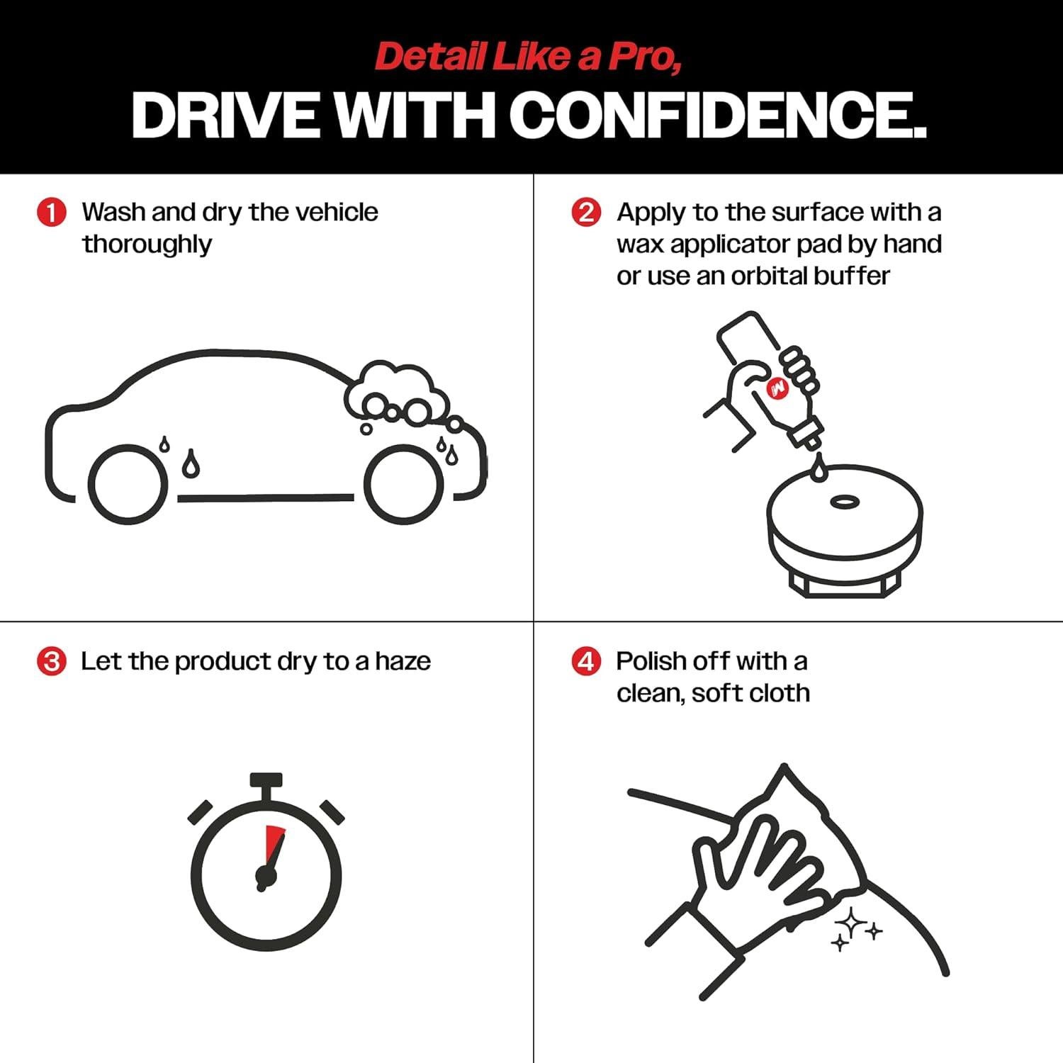 Cera Líquida Malco Cherry Flash 32 Oz - Brillo y Protección