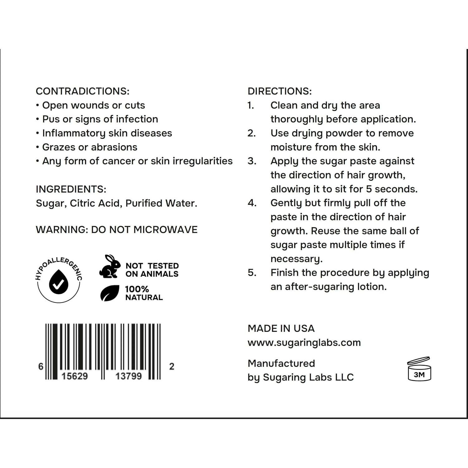 Pasta de Azúcar Formula Pro Firme 1.39 kg para Depilación