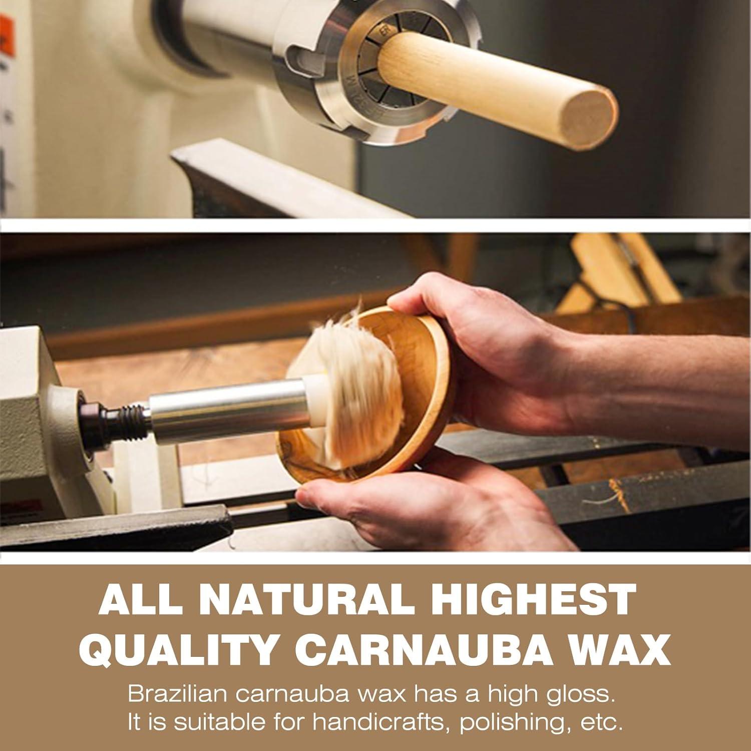 Cera de Carnauba Pura LIIZOUSUDA para Acabado de Madera 79.4g