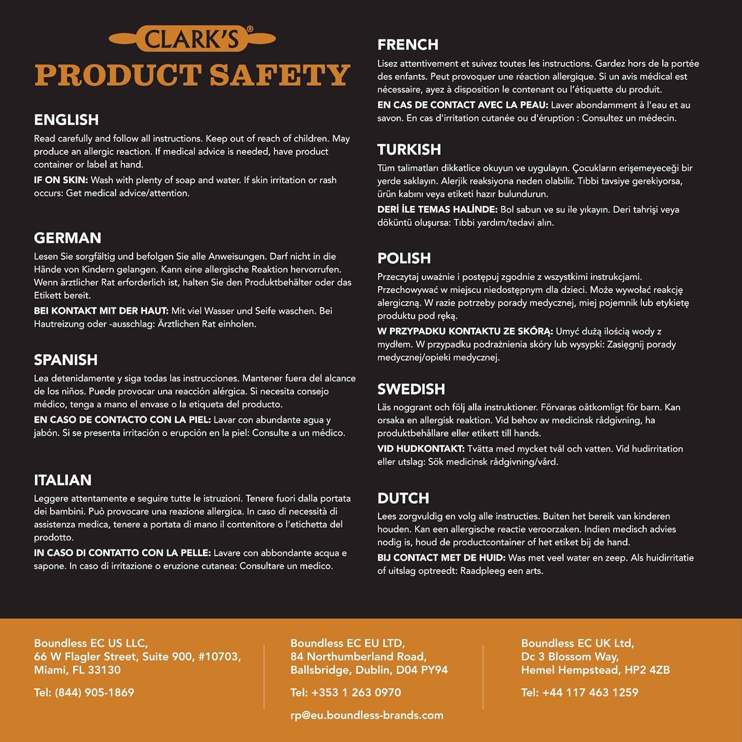 Cera para Tablas de Cortar Clark's 170g - Grado Alimentario con Lavanda y Romero