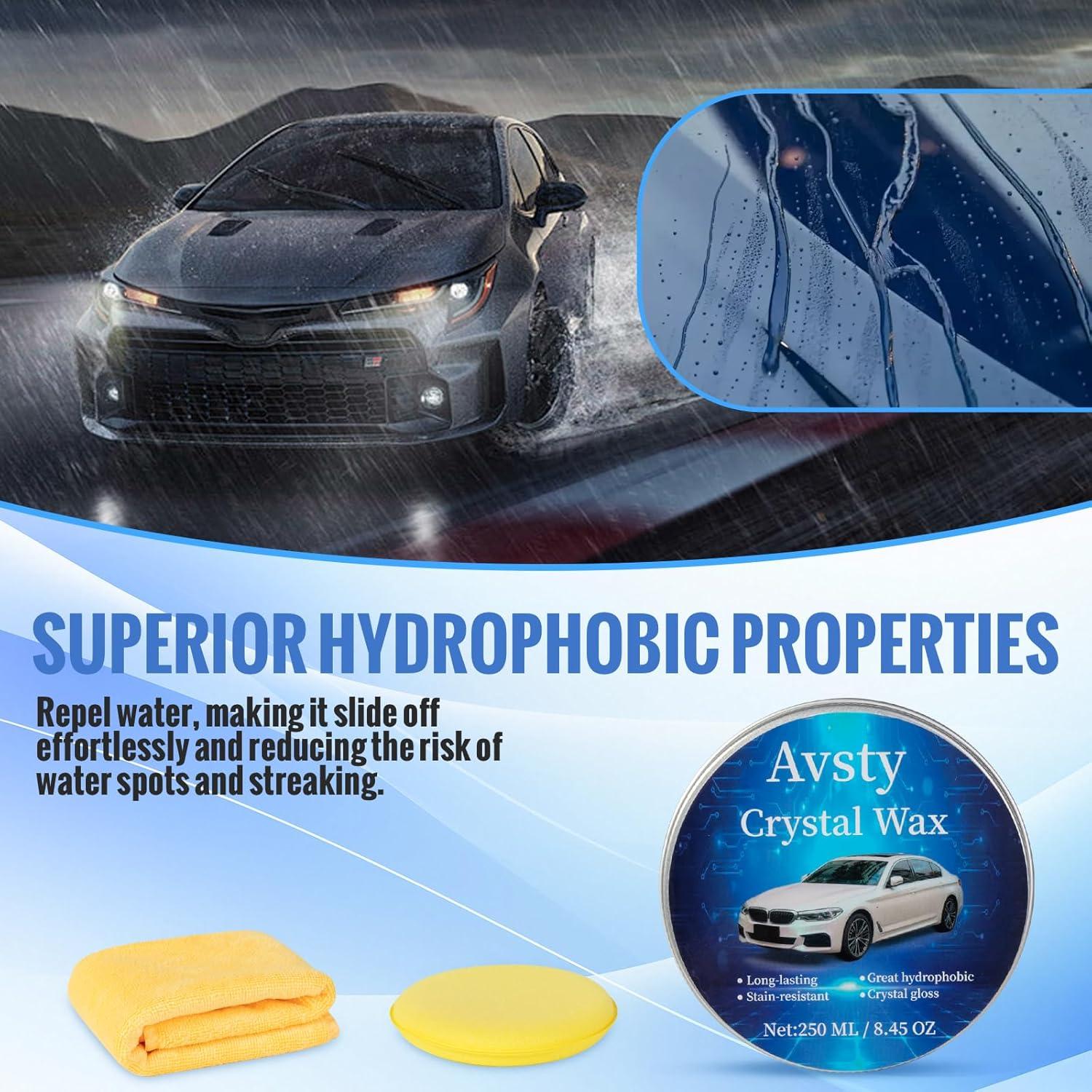 Cera para Automóviles Avsty 240g - Protección Brillo Larga Duración