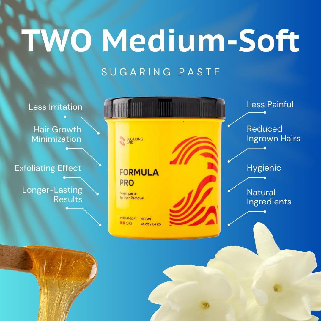 Pasta de Azúcar FORMULA PRO 1388g para Depilación Suave-Media