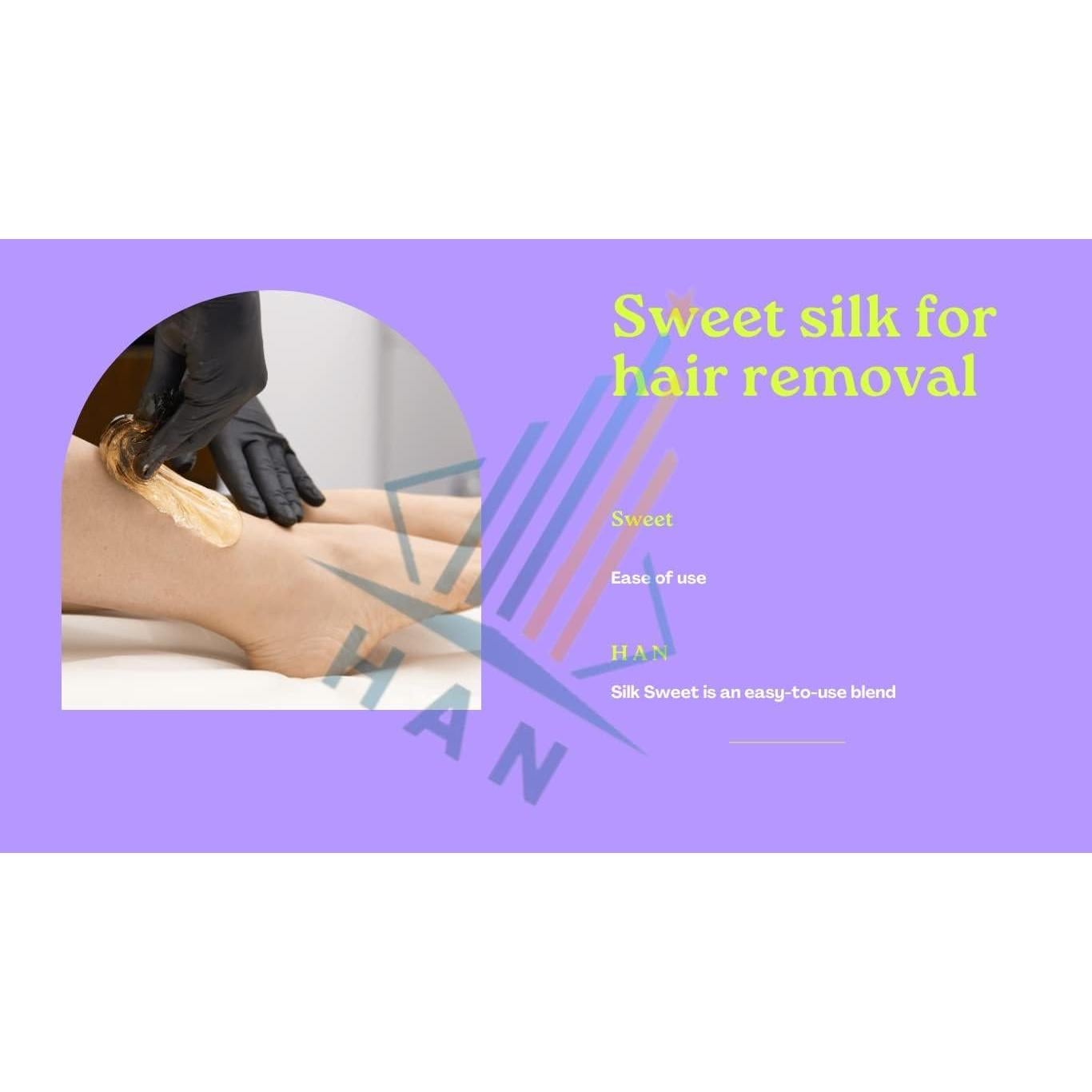 Cera de Azúcar 100% Natural Harir - 3 Paquetes de 100g