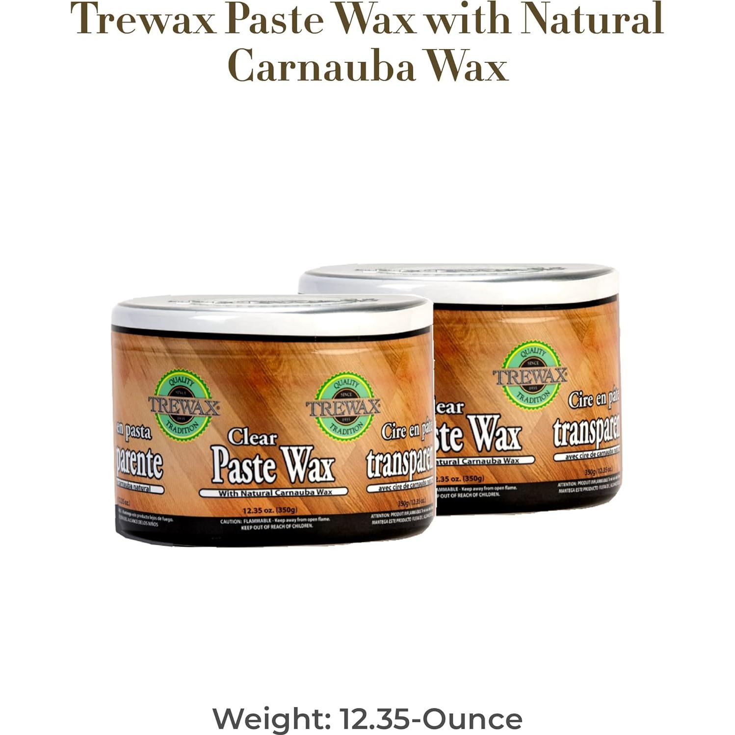 Cera en Pasta Trewax Transparente 349g Paquete de 2 para Pisos y Muebles