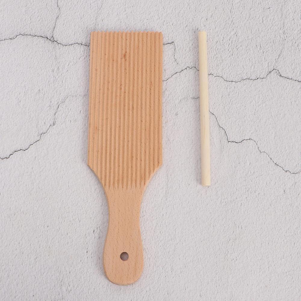 Tabla de Pasta de Madera Kopida 23x7cm + Varilla de Mezcla