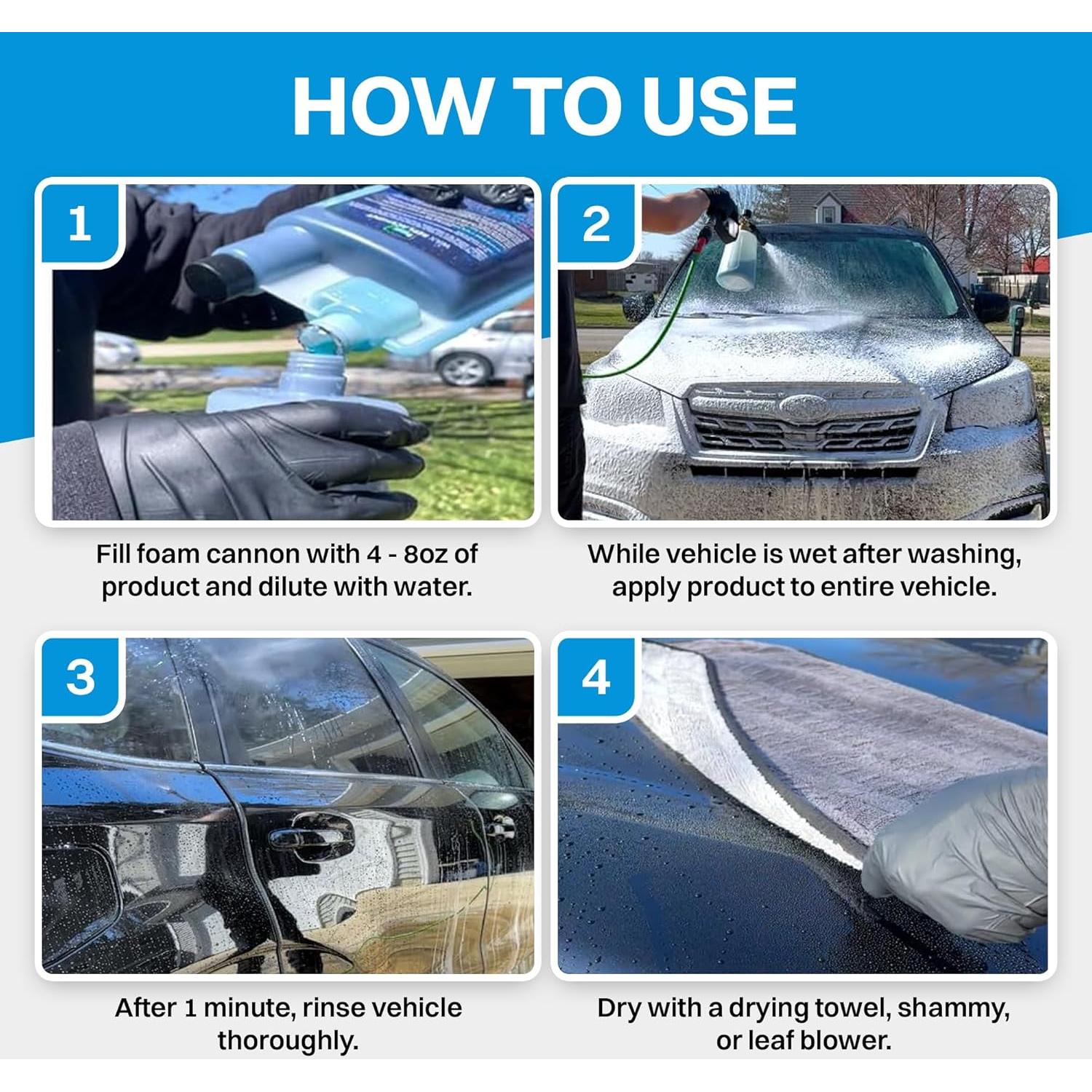 Cera Espumable Image Wash 946ml para Autos y Camiones