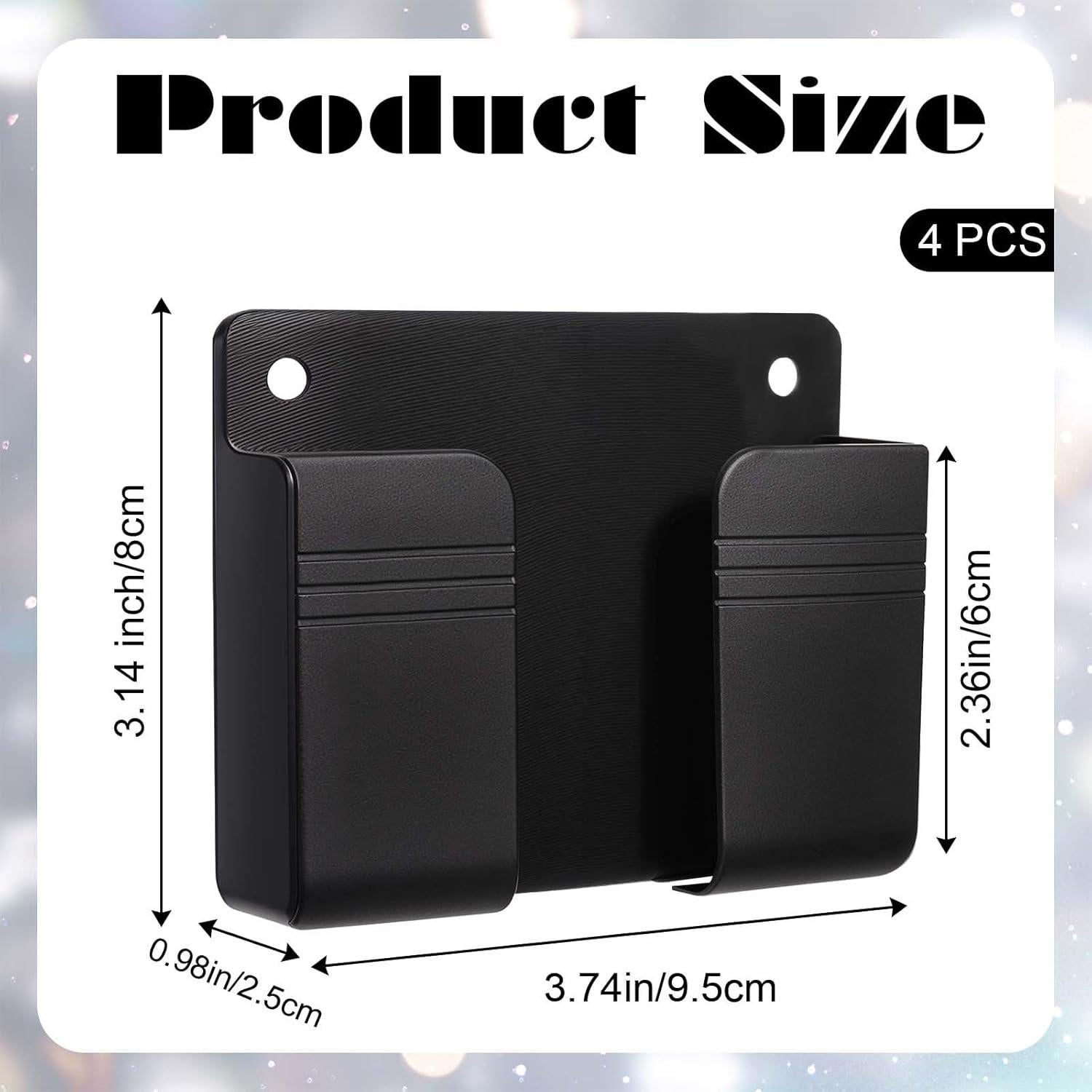 Soporte de Teléfono Montado en Pared WY LIGHTING LEVEL - 4 Piezas, Autoadhesivo, Compatible con Smartphones