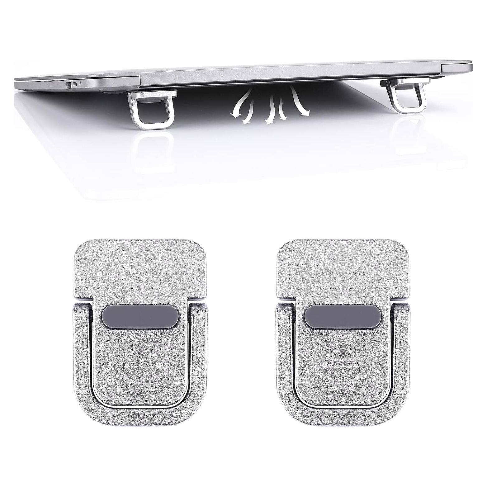 Soporte de Teclado Portátil Abeillo Mini 2PCS Plata