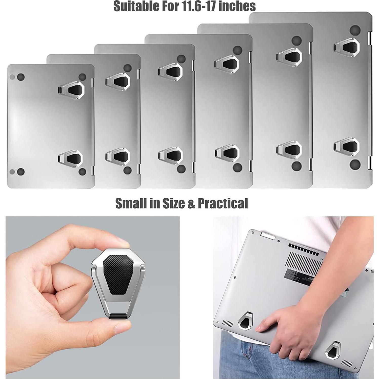 Soporte de Laptop Ergonómico SUNTAIHO Mini Aluminio 2 Piezas