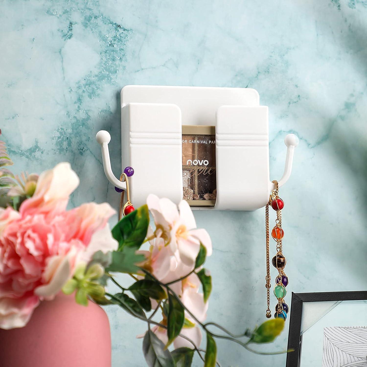 Soporte de Teléfono Montaje en Pared Jetec 6 Pcs Blanco