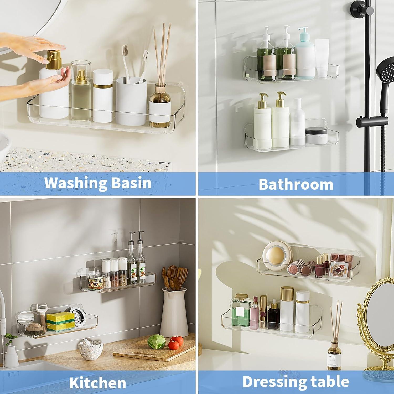 Organizador de Pared Acrílico Transparente Diesisa - 2 Piezas