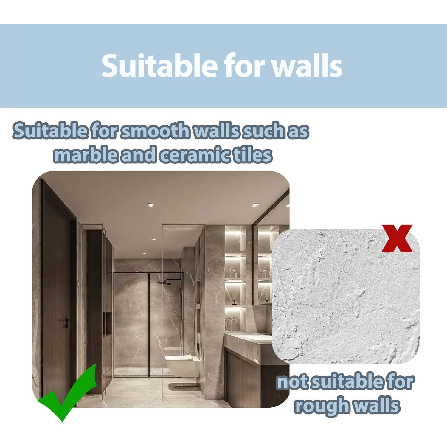 10 Soportes Adhesivos para Estantes UAIAGM - Sin Taladro, Transparentes