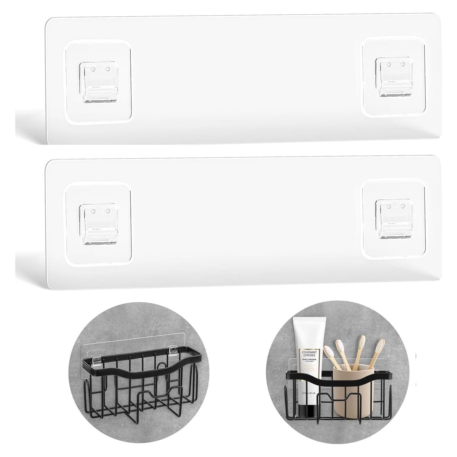 Ganchos Adhesivos MURLONG para Caddy de Fregadero - 2 Piezas