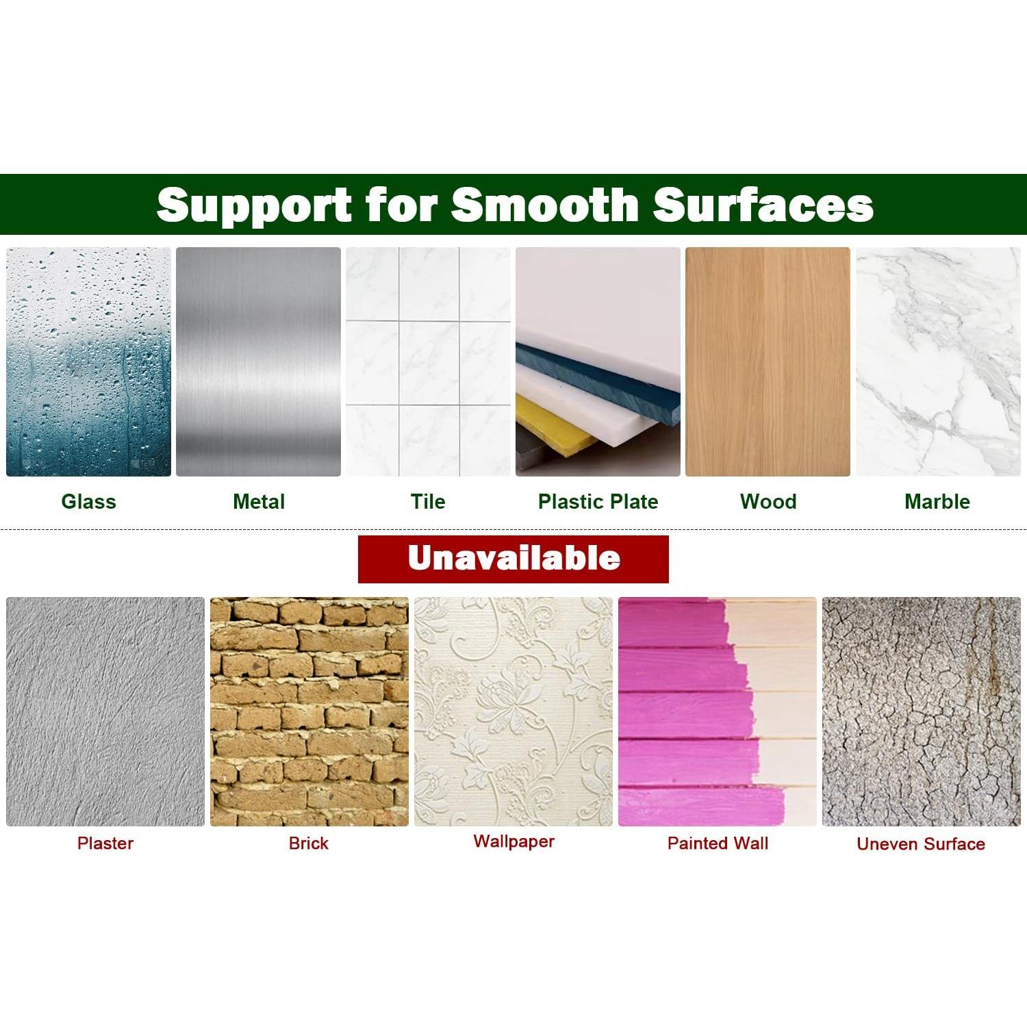 Ganchos Adhesivos Livabber de Acero Inoxidable 304 Negro - 10 Paquetes