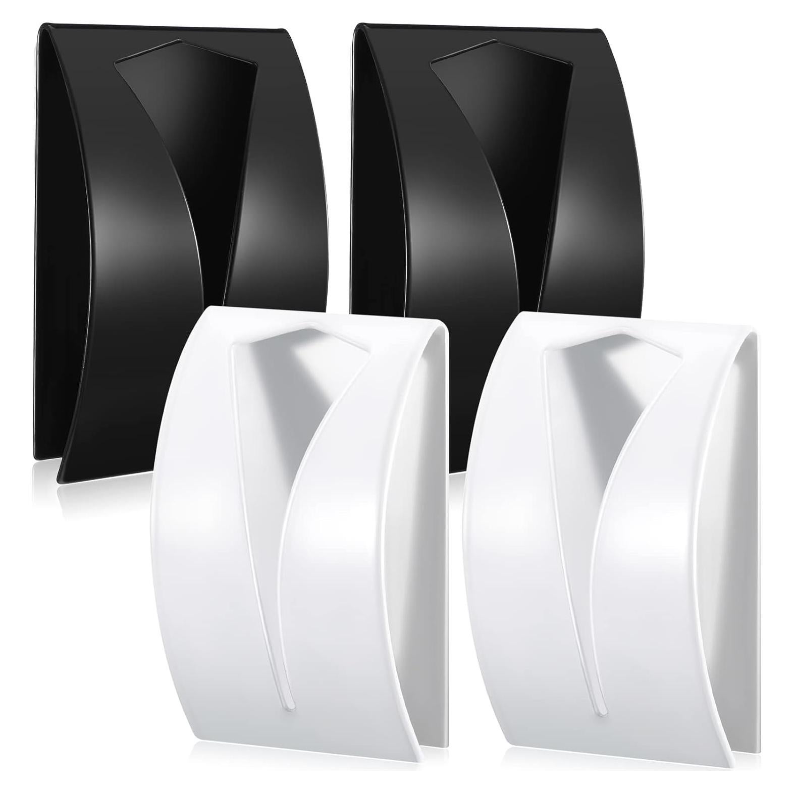 Soporte de Toalla Autoadhesivo Boao de Acero Inoxidable 4 Pcs