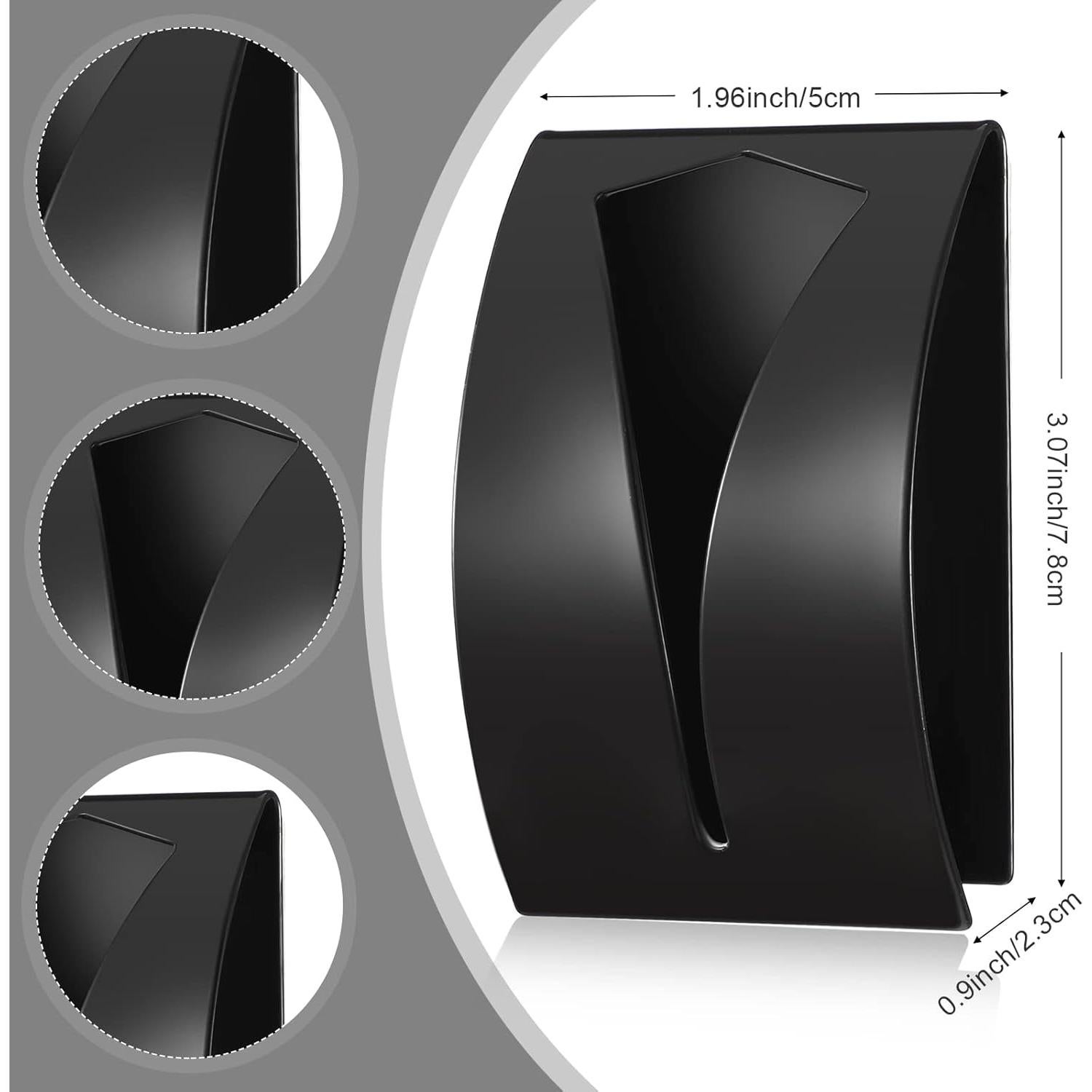 Soporte de Toalla Autoadhesivo Boao de Acero Inoxidable 4 Pcs