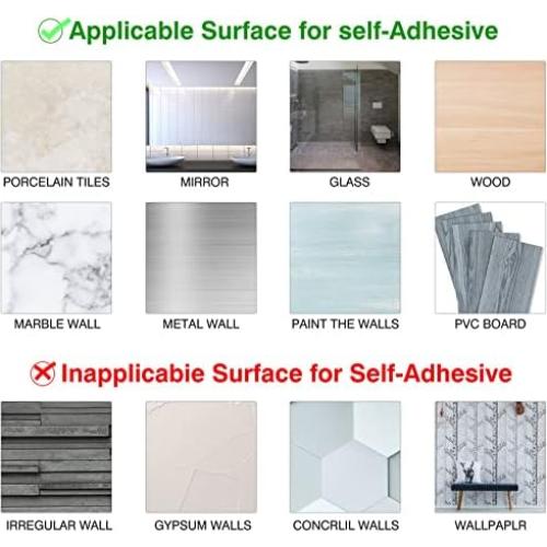 Ganchos Adhesivos FOMANSH 6 Paquetes Acero Inoxidable Negro