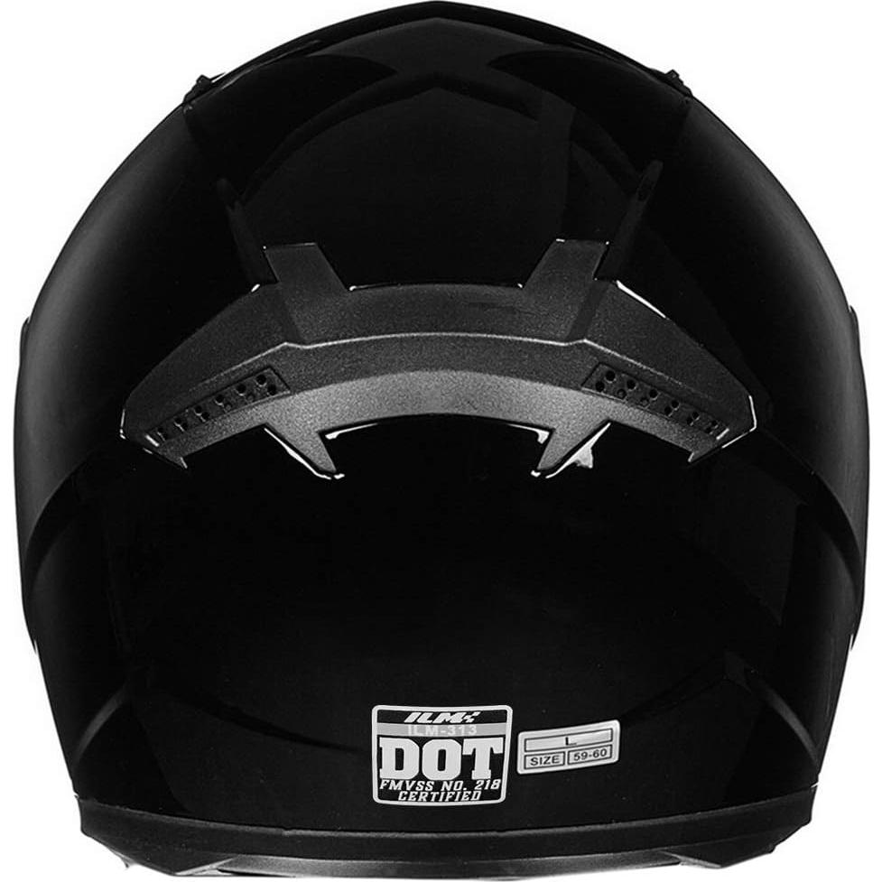 ILM Full Face Motorcycle Street Bike Helmet with Removable Winter Neck Scarf + 2 Visors DOT Model-JK313