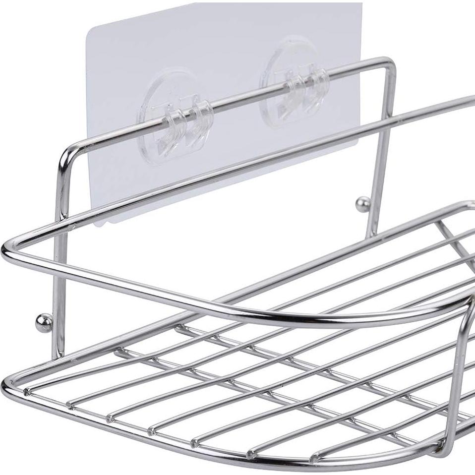 Ganchos Adhesivos para Ducha LAIGOO 8 Pcs Reemplazo 13.97x5.99 cm