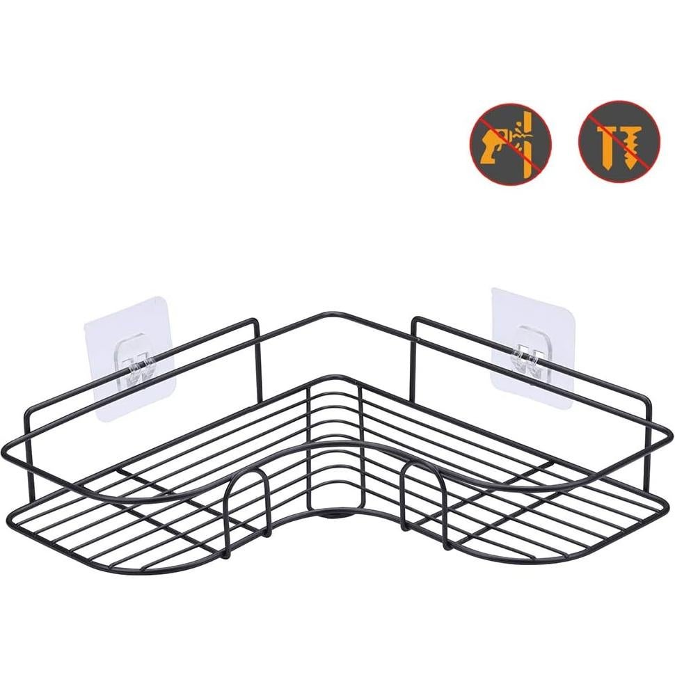 Ganchos Adhesivos para Ducha LAIGOO 8 Pcs Reemplazo 13.97x5.99 cm