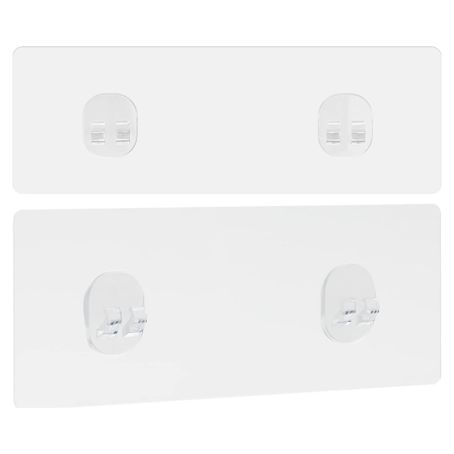 Adhesivos Transparentes KINCMAX para Caddy de Ducha - 2 Piezas