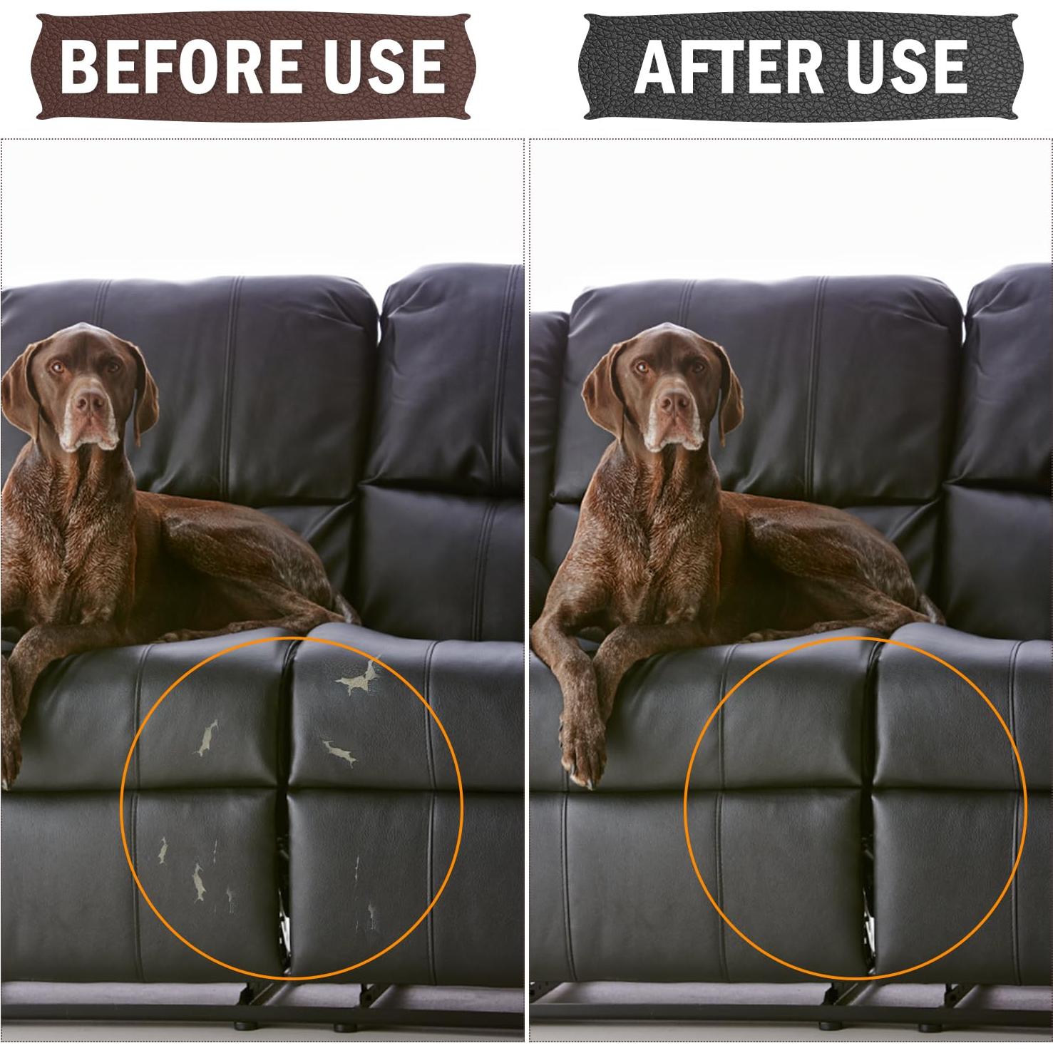 Kit de Parche de Cuero Autoadhesivo MAPVOLUT 3 Rollos 8.9x101.6 cm