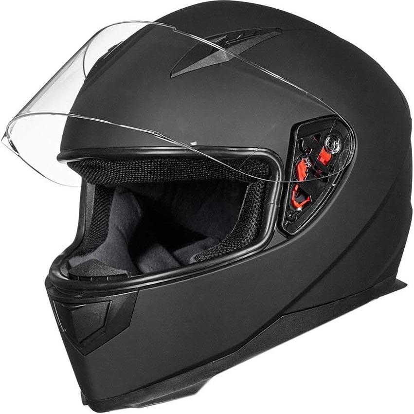 Casco de Moto ILM JK313 Integral con 2 Visores y Bufanda