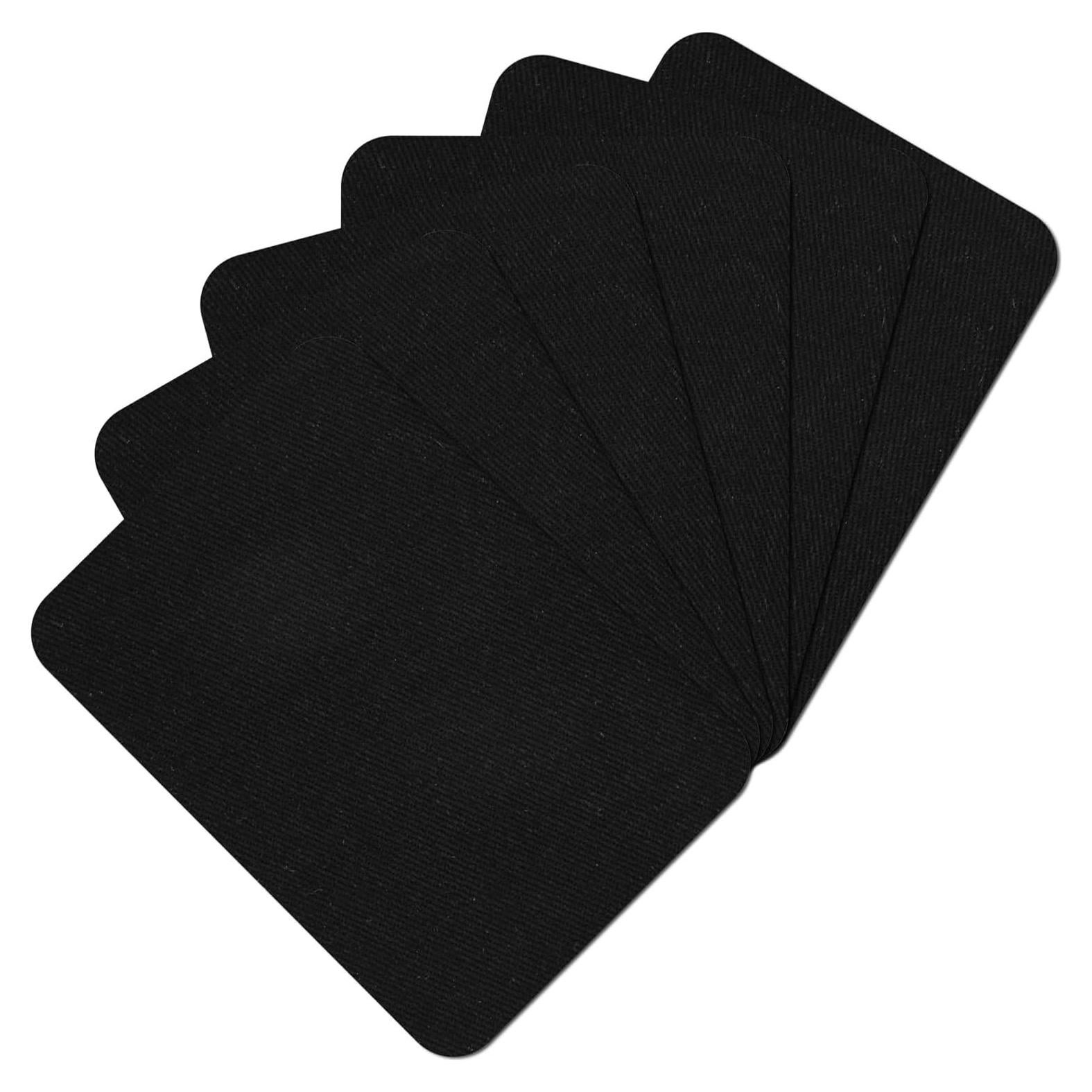 Parches Termoadhesivos Guokuai 6PCS Algodón Negro 7.5x10.5cm