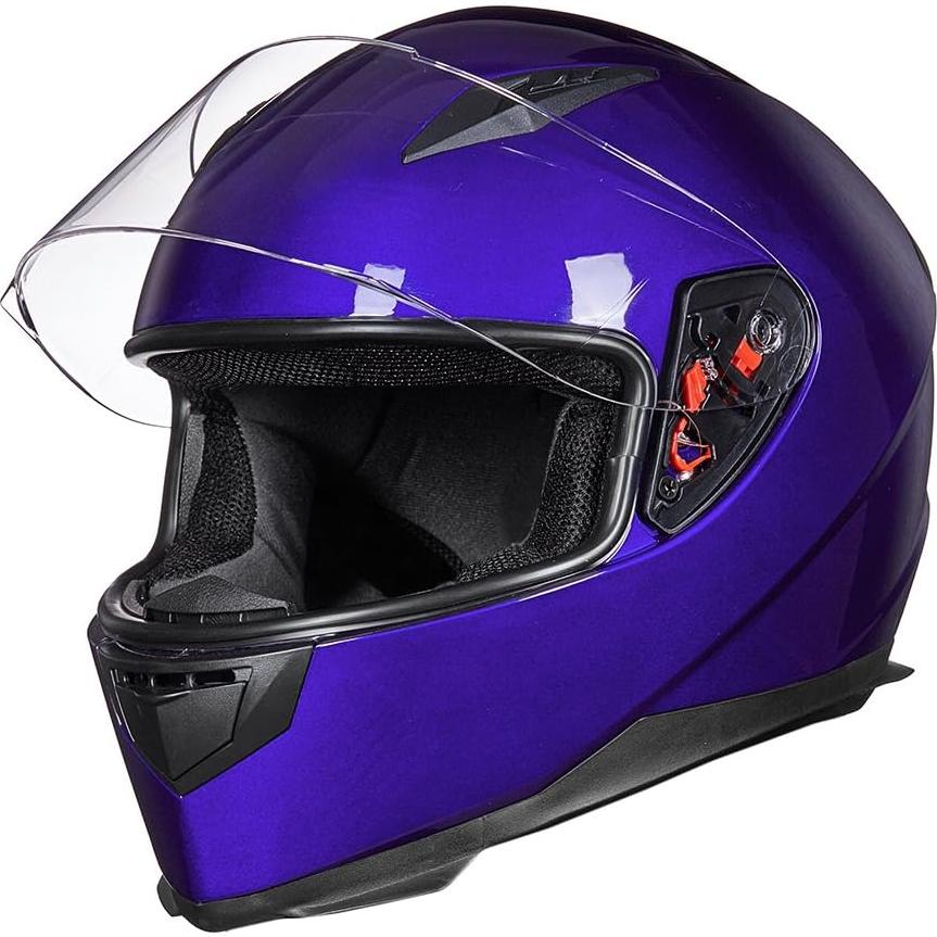 Casco de Moto ILM JK313 con 2 Visores y Bufanda Invierno