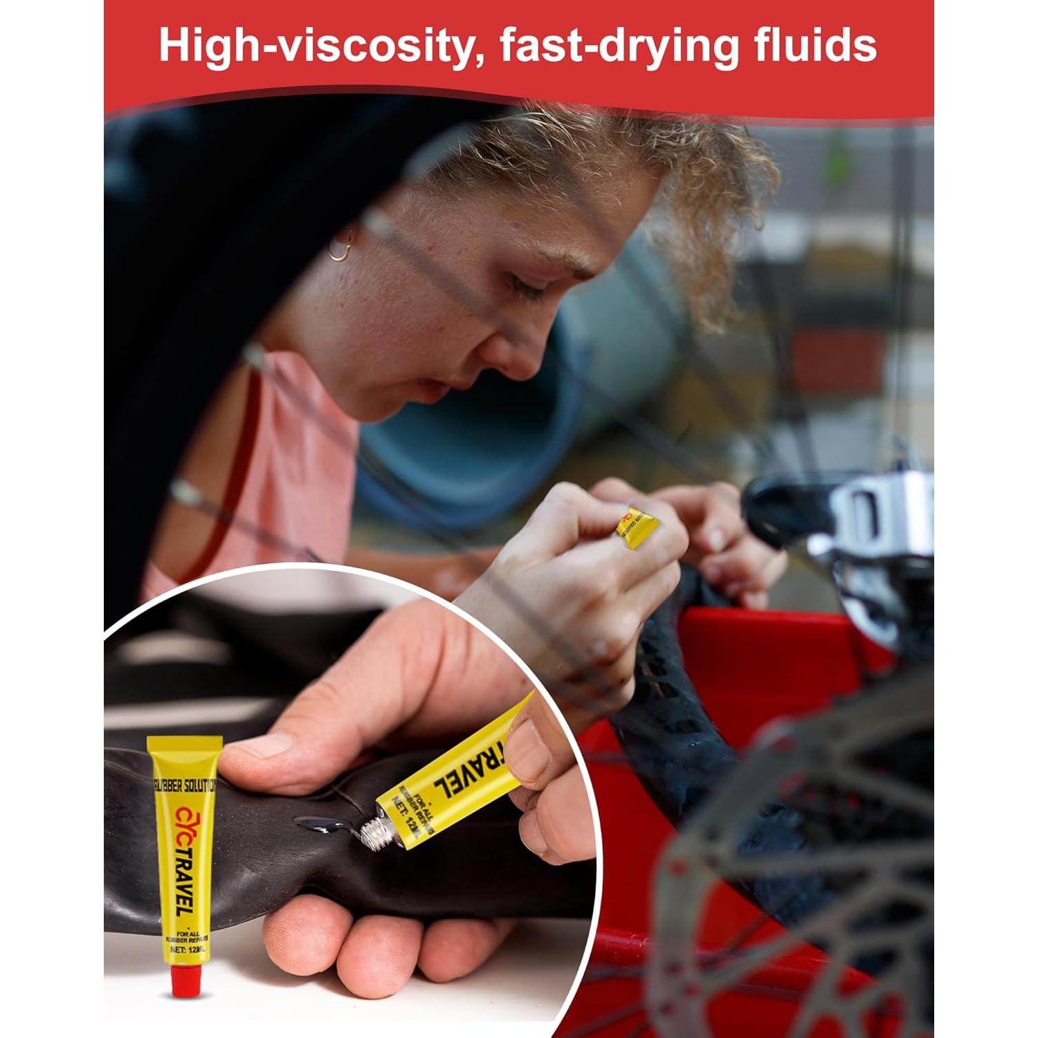 Kit de Reparación de Neumáticos de Bicicleta Cyctravel JSB-0831