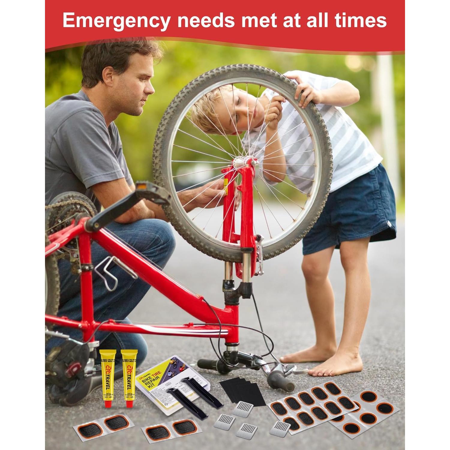 Kit de Reparación de Neumáticos de Bicicleta Cyctravel JSB-0831
