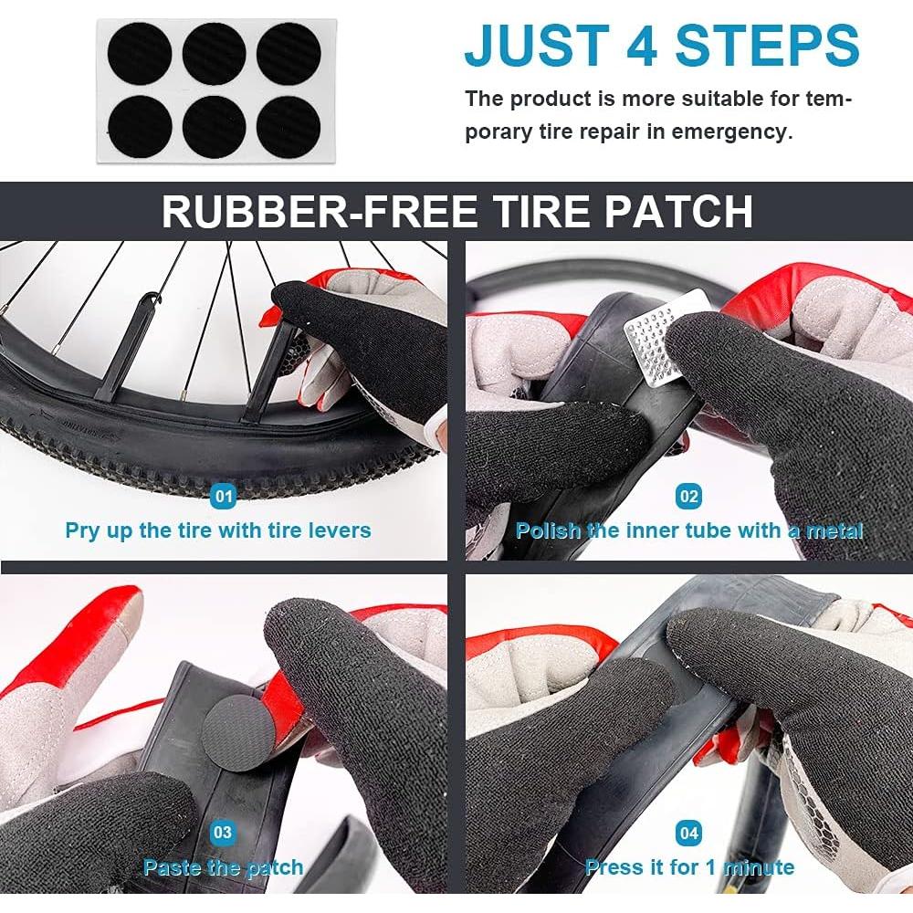 Kit de Reparación de Neumáticos Exppsaf - 14 Parches Vulcanizados