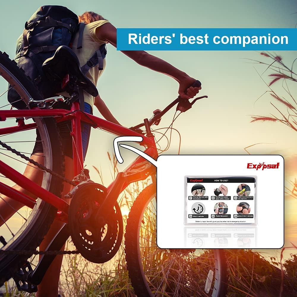 Kit de Reparación de Neumáticos Exppsaf - 14 Parches Vulcanizados