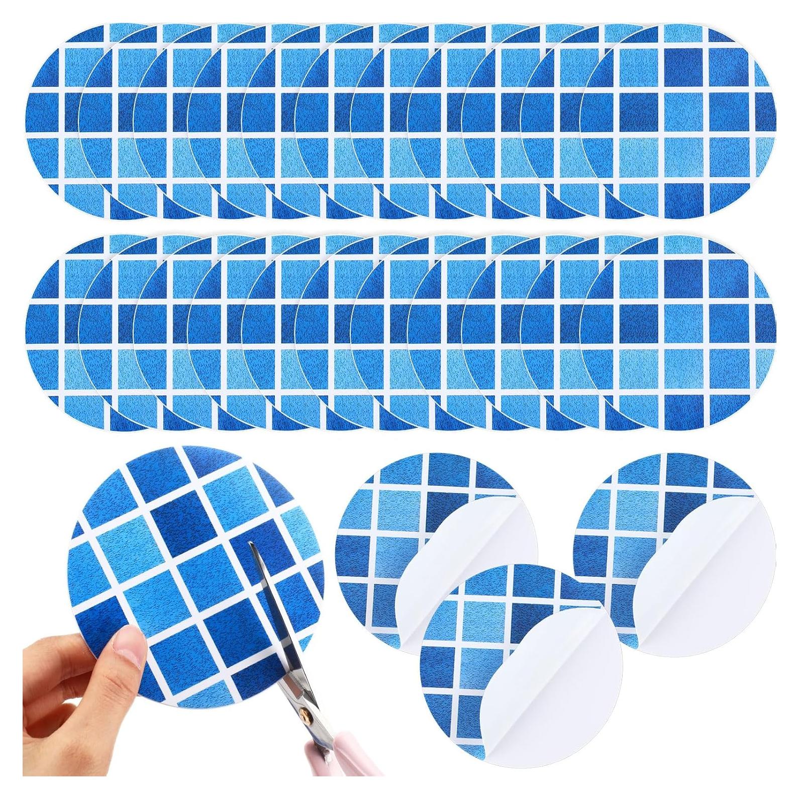 Kit de Reparación de Piscina Outus 24 Pcs Parches PVC 10 cm