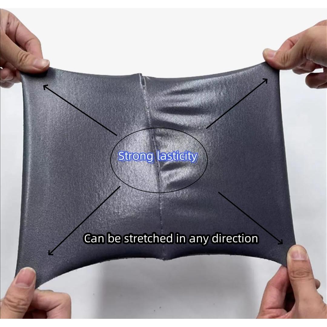 Parche Autoadhesivo de Suede Falso SiiRo 40.64x149.86cm Azul Cielo