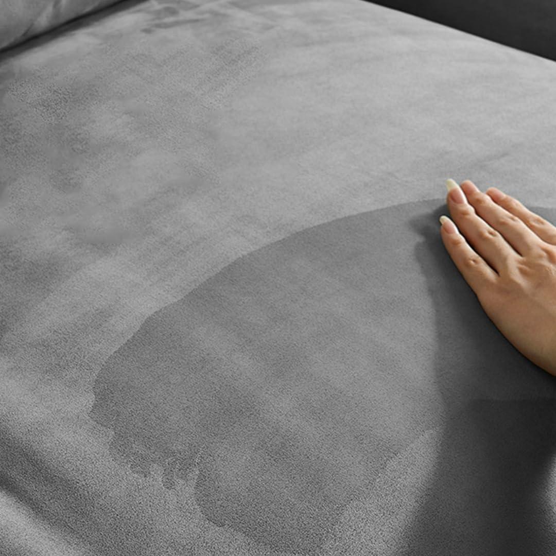 Parche Autoadhesivo de Suede Falso SiiRo 40.64x149.86cm Azul Cielo