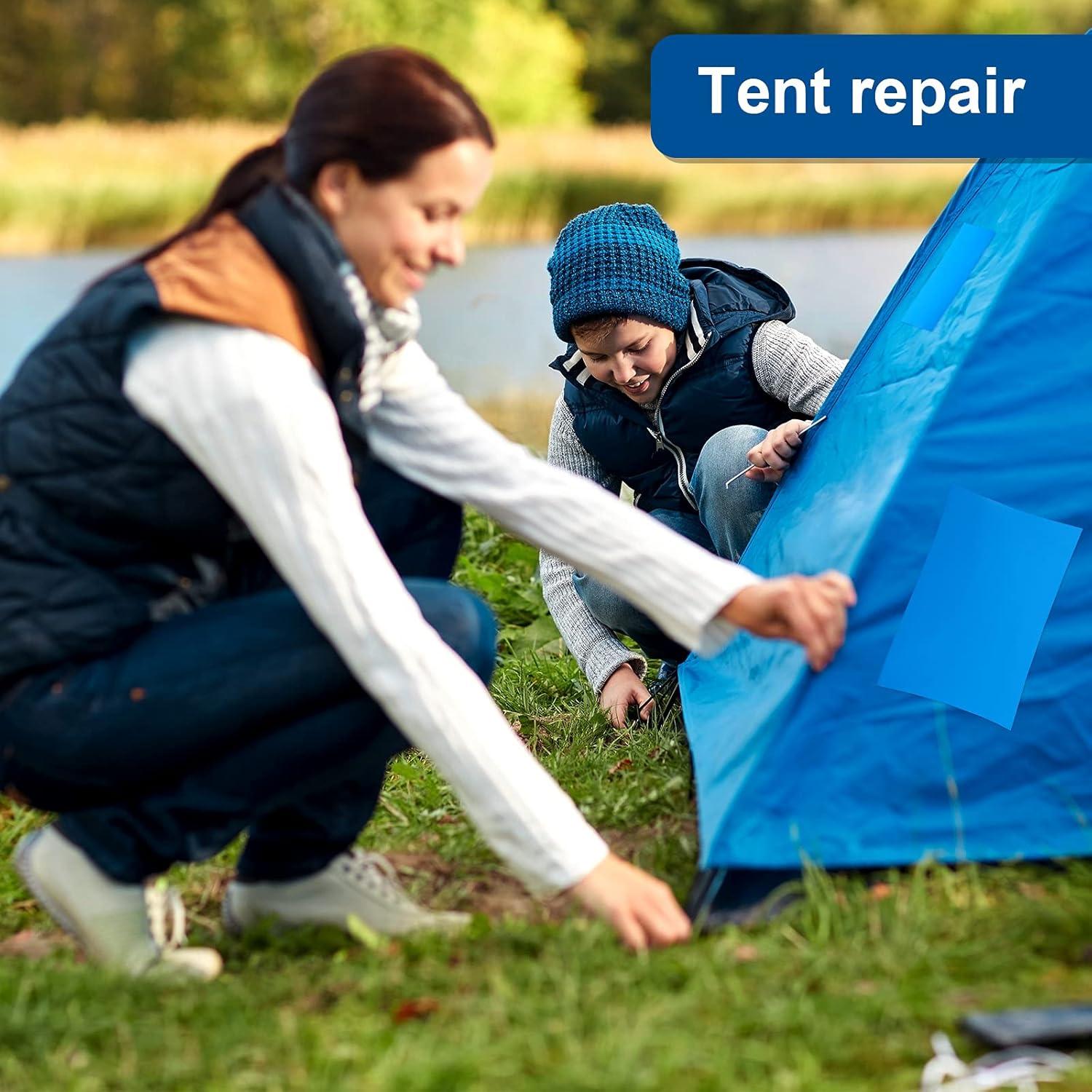 Kit de Reparación Autoadhesivo Syhood para Piscinas Inflables 124x86 cm Azul