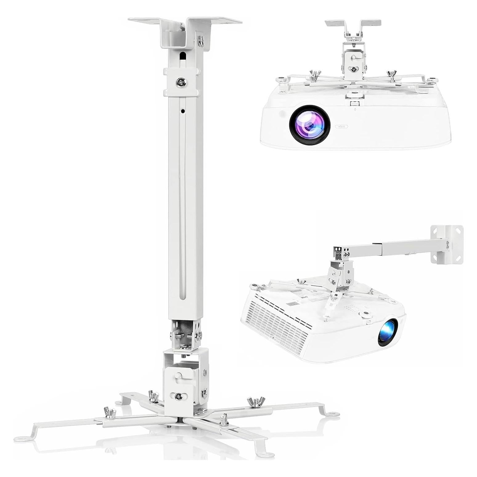 Soporte de Techo Ajustable para Proyector DAWASAPAT PM01 - Blanco