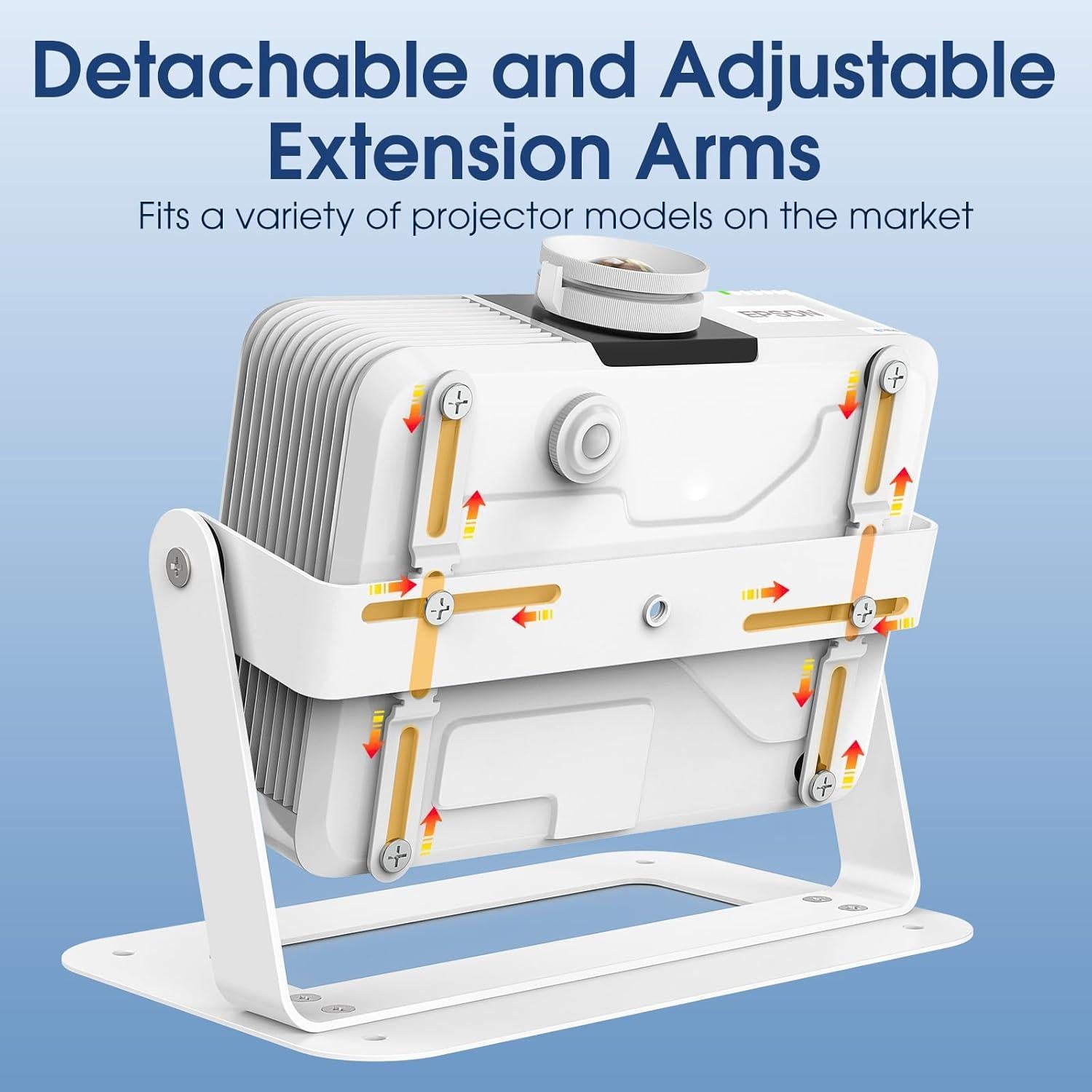 Soporte de Proyector Ajustable 360° DAWASAPAT Blanco