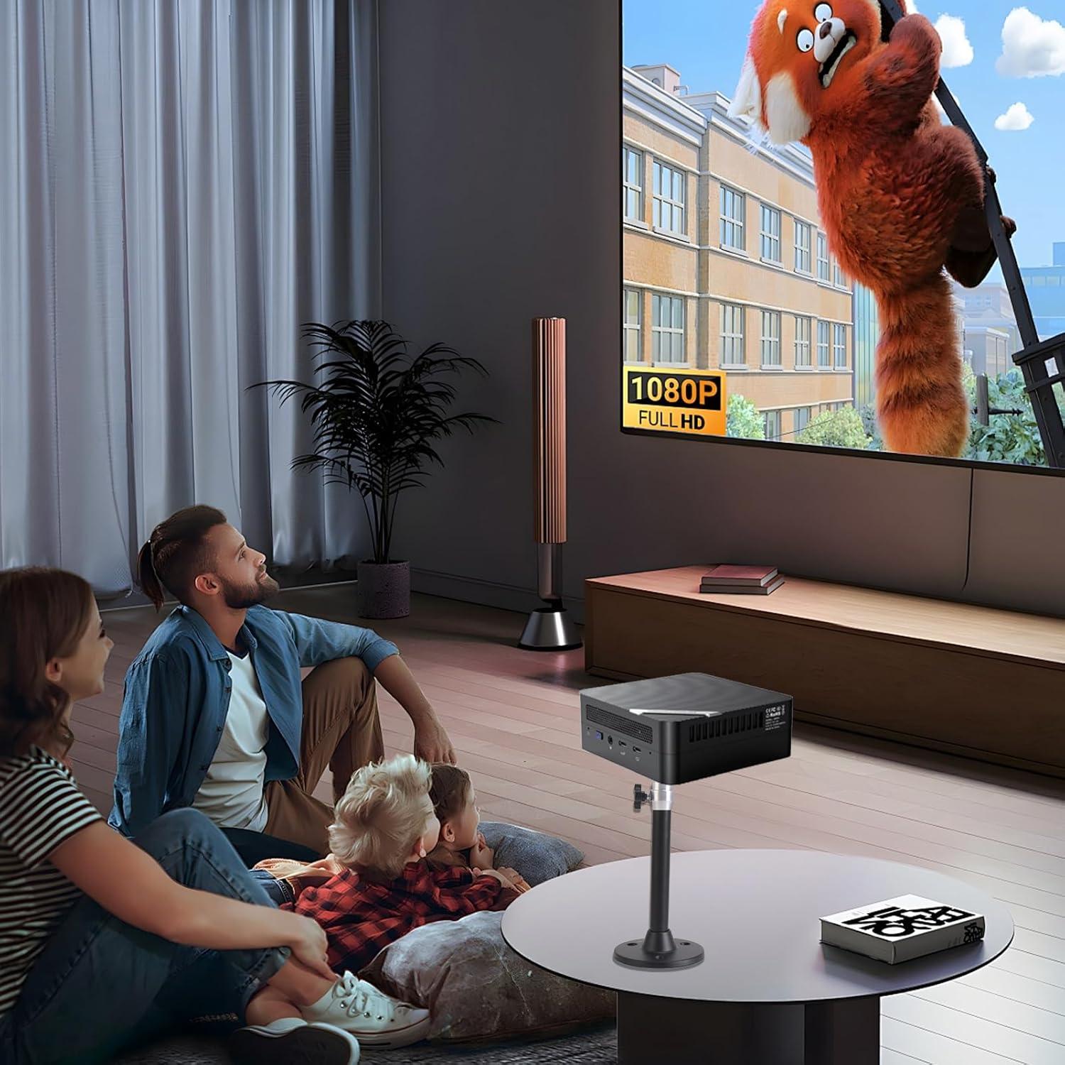 Soporte de Proyector de Techo Ajustable Zebrabox Negro