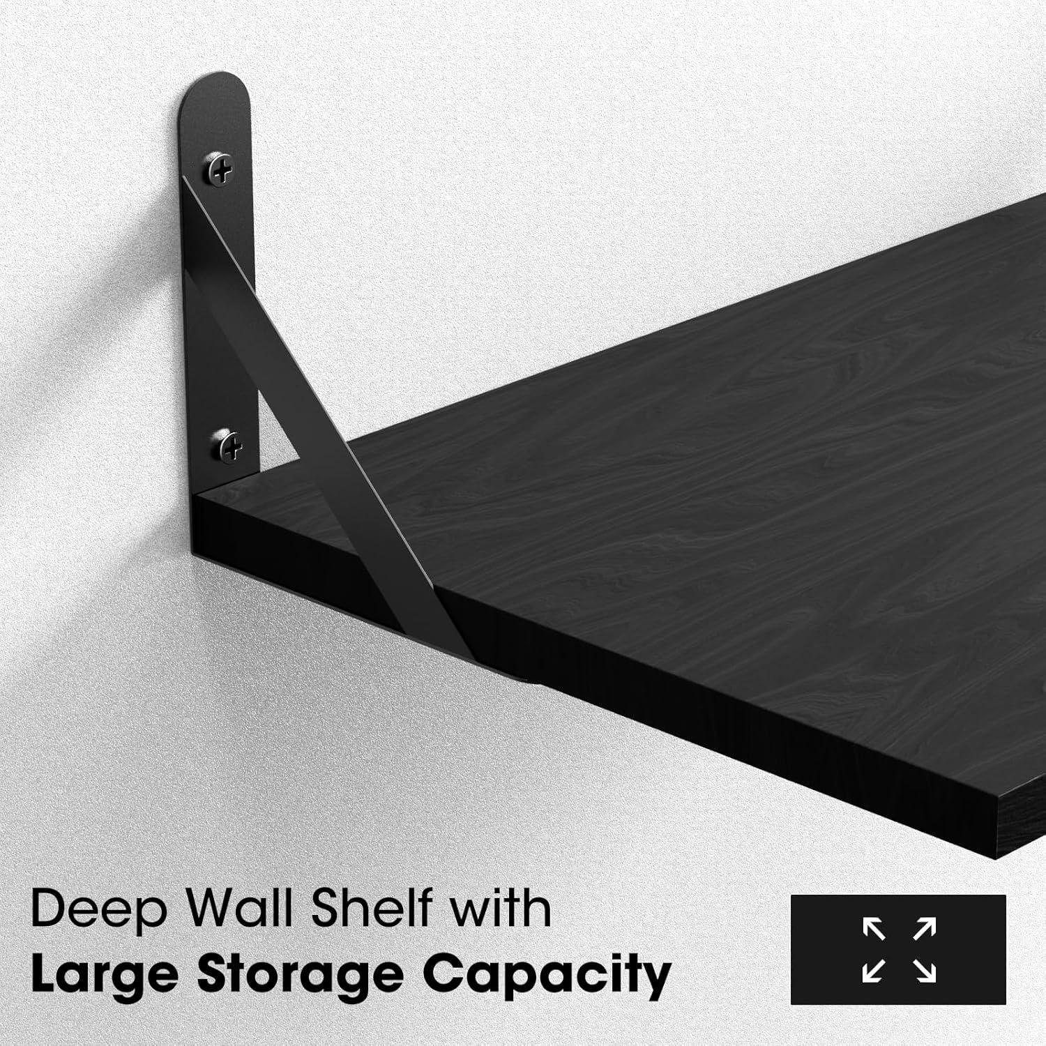 Estante Flotante para Proyector DAWASAPAT Negro 40x25cm