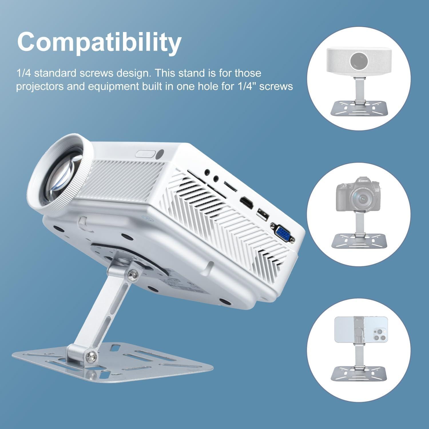 Soporte para Proyector Ajustable ZDSSY Plata 0.26 kg