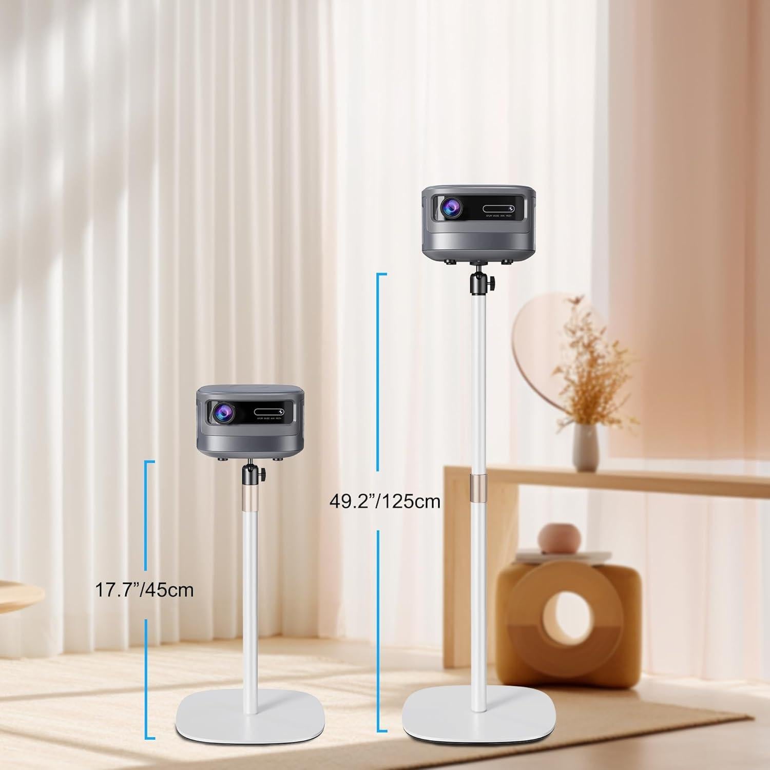 Soporte de Proyector de Piso Hocoder Ajustable 83.82-127 cm